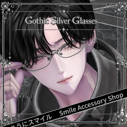 ✨セール✨SALE✨『Gothic Silver Glasses』｜メガネ【MA対応/6Color】