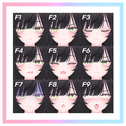 【Moe 萌】 Face Animation Set