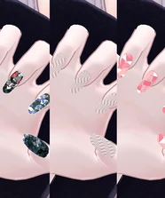 【九尾の傍観者対応】ネイルチップ