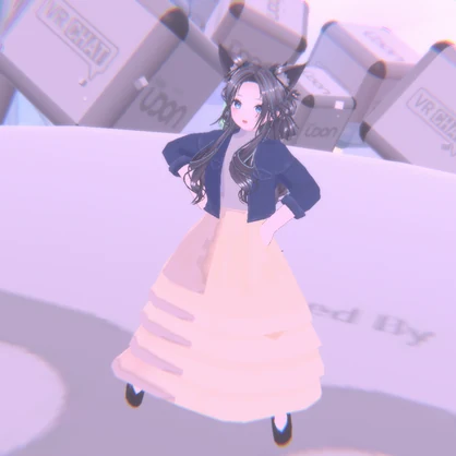 【オリジナル3D衣装】春色🌸デニム