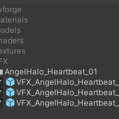 ハートビート Heartbeat AngelHalo Ring Vrchat unity3d