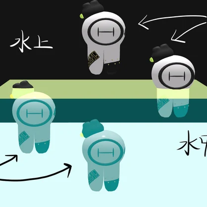 水中で音がこもるやつ -うがねぼっくす-【無料】