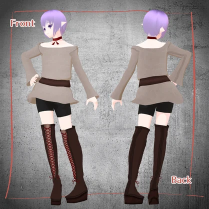 オリジナル3Dモデル【レイン・ラズウェル】