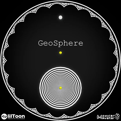 【連鎖運動イヤリング】GeoSphere【VRChat】