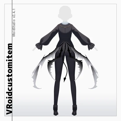 VRoid 悪魔の衣装セット