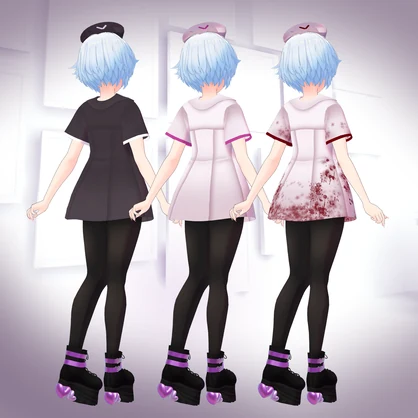 【ｽｷﾆﾝｸﾞ済衣装】やみかわナース