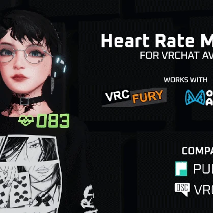 Heartrate Display for VRChat