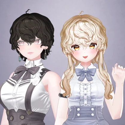 [VRC 髪型]Montblanc-モンブラン-(11アバター対応)