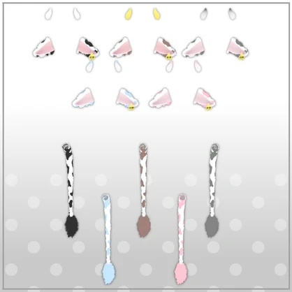 【PB対応】ふわもこ牛セット
