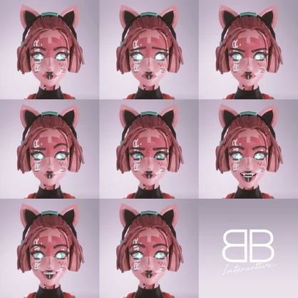 [Original 3D Model] ASPEN Runner Robot Girl Avatar for VRChat