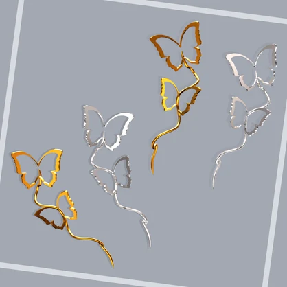 Éclat d’Aile　蝶 ピアス