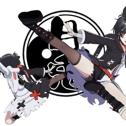 ◆MMD ＆ VRchat用モデルデータ　月姫（ KAGUYA ）地雷系月兎パーカー