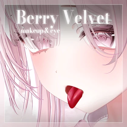 【Mayo/まよ】Berry Velvet makeup & eye texture & Blendshape