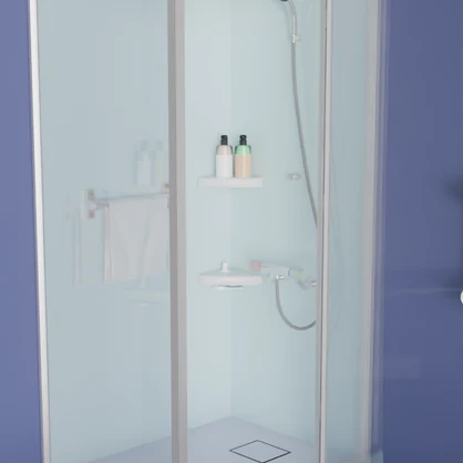 【Blender】シャワーブース shower booth【VRChat】