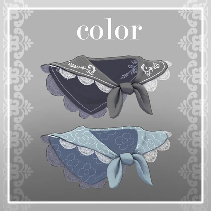 【フィニシフ想定衣装】Lace Scarf