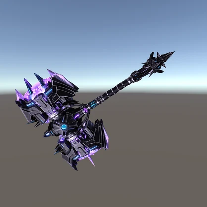 【VRChat想定】Void Reactor Hammer - サイバーウォーハンマー -