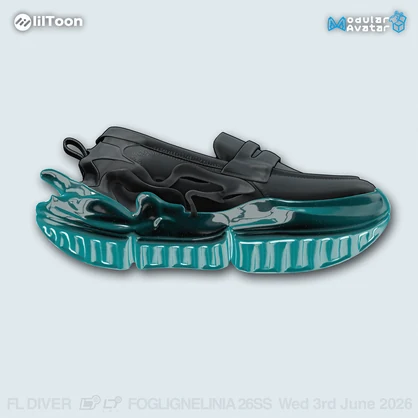 [VRChat想定] FL LIQUID DYNAMICS DIVER スニーカー