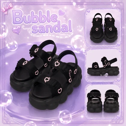 【複数アバター対応】BubbleSandal 【VRC用靴】