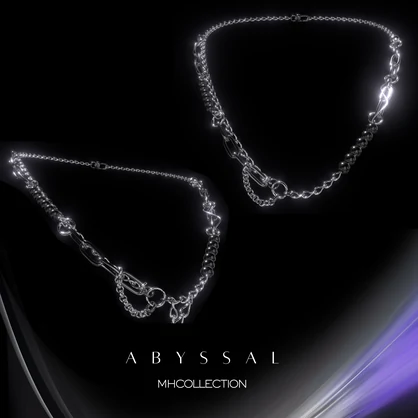【VRC想定/22アバター対応】【MA対応】MH abyssal Necklace＋Earring