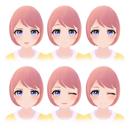 オリジナル3Dモデル「Sasha」- VRChat PC/Quest対応