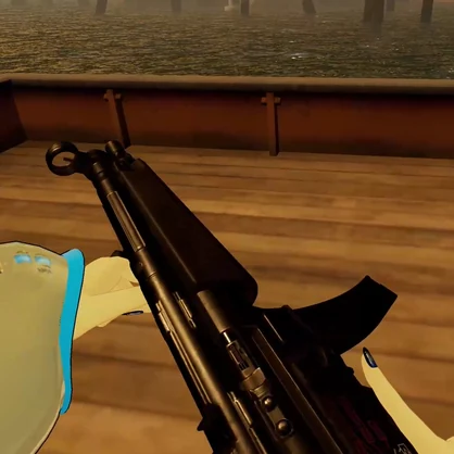MP5 SMG (Modular Avatar) | Gesture/PhysBone Controlled