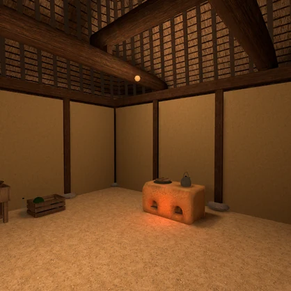 【発売記念 10/31まで¥1,500】縁側の家【VRChatワールド・PC】尾道の茅葺き農家で過ごす夏の夕方と夜