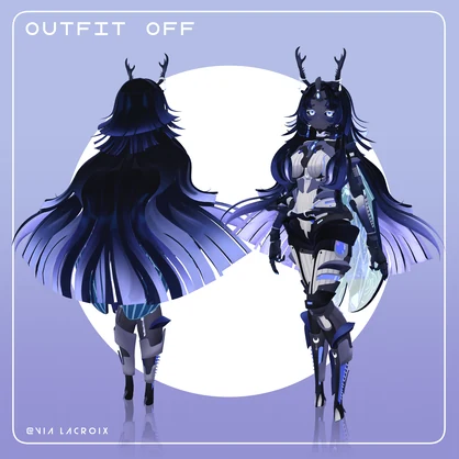 Orchid Beetle Robot, 3D avatar for VRChat