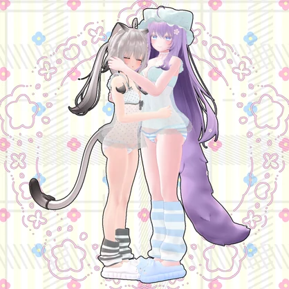 【VRChat】 10アバター対応「インドア生活」