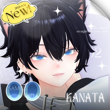 ✨無料版あり✨【11アバター対応】✦Pure Gradient Eyes✦【34Color】