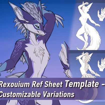 Rexouium Ref Sheet Template