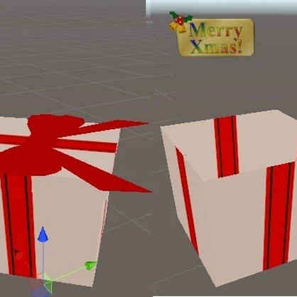 【無料】クリスマスボックスパーティクル