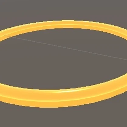 ローポリ天使の輪モデル（練習作品/UnityPackage/Prefab）