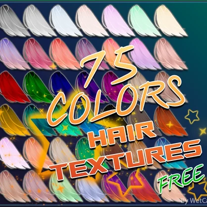 Hair Textures - 75 colors!