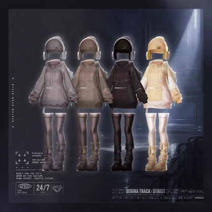 ❤️1周年 セール❤️ SERINA TRACK : STREET【16アバター対応】