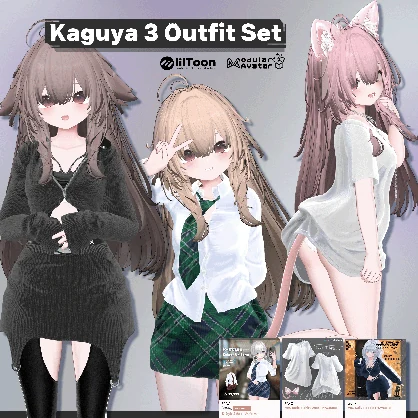 輝夜 Kaguya 3 Outfit Set