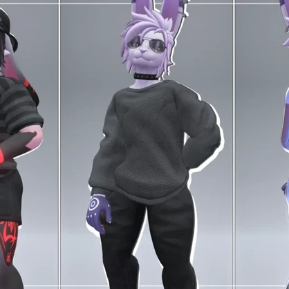 Usagi Bunny - VRChat Rabbit Furry Model/Avatar