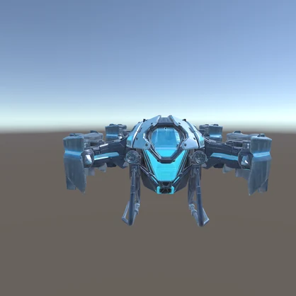 【VRChat想定】サイバー・スカウトドローン『Night-Owl MK-VII』