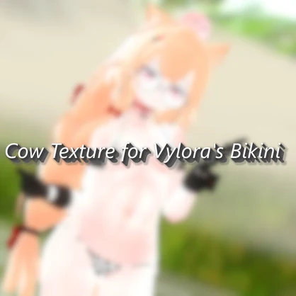 GIVE AWAY!!! Cow Pattern Texture for Vylora's Bikini ~ 🐂