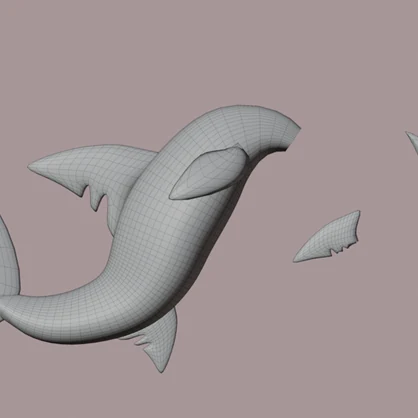 3Dモデル｜サメキット Shark Kit