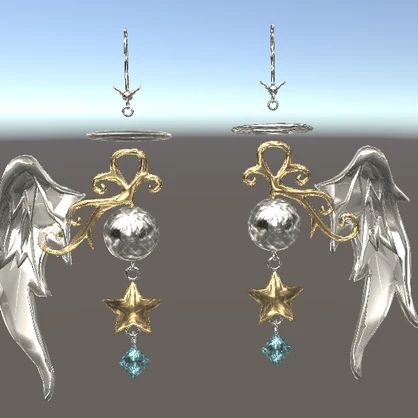 ｡ﾟ+Angel Earring+ﾟ。【天使イヤリング】【無料】