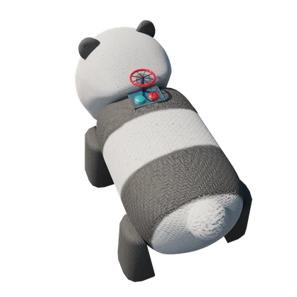 3DCG【panda】パンダの乗り物 遊園地