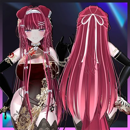 ♥ Classic Long ♥ Highlights Texture 【VRC Hair Texture - Nanaha】