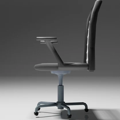 フォトリアルなオフィスチェア 3Dモデル