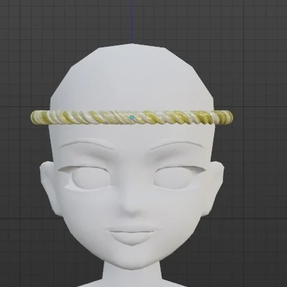 Gold/Silver Braded Circlet