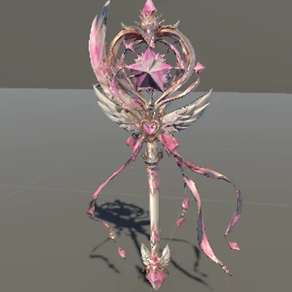 星祈のハートステラロッド｜魔法少女風ファンタジー武器素材