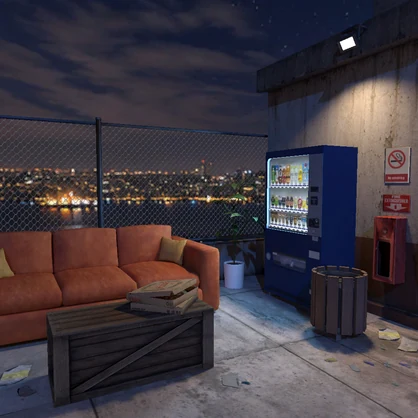 School Rooftop [VRChat] [Unity] [VRChat向けワールド]