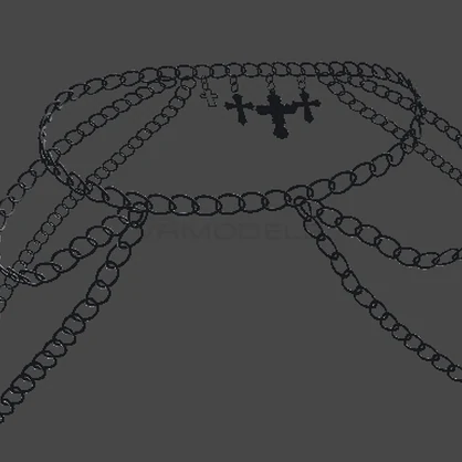 Cross chain belt