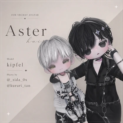 Aster hair 16体対応