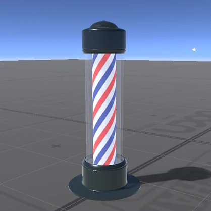 【3D屋外小物】動くサインポール【VRChat向け】