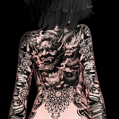 ‏【Oni Tattoos】Uruki「ウルキ」4k Textures 入れ墨 *テクスチャ*